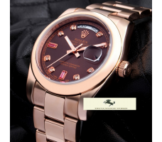 HK1197 ROLEX DAY DATE ROSE GOLD BAYAN SAATİ